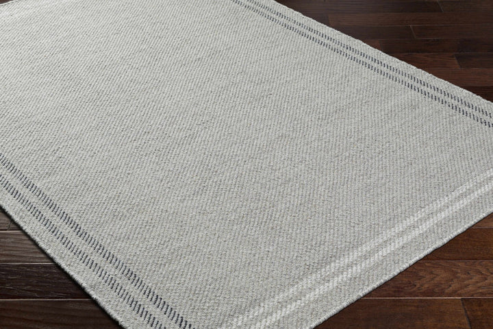 Nimue Gray Modern Style Hand Woven Wool Area Rug - The Rug Decor