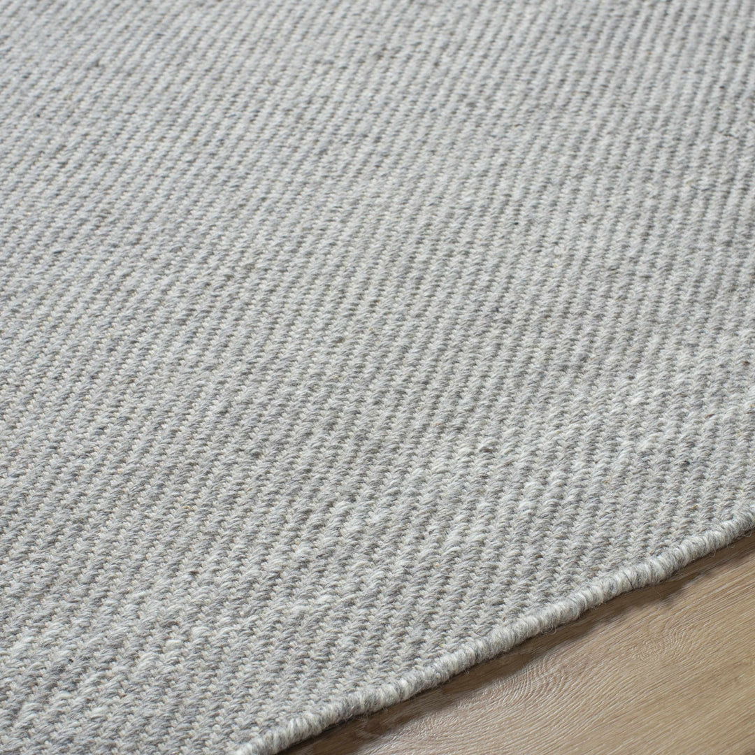 Nimue Gray Modern Style Hand Woven Wool Area Rug - The Rug Decor