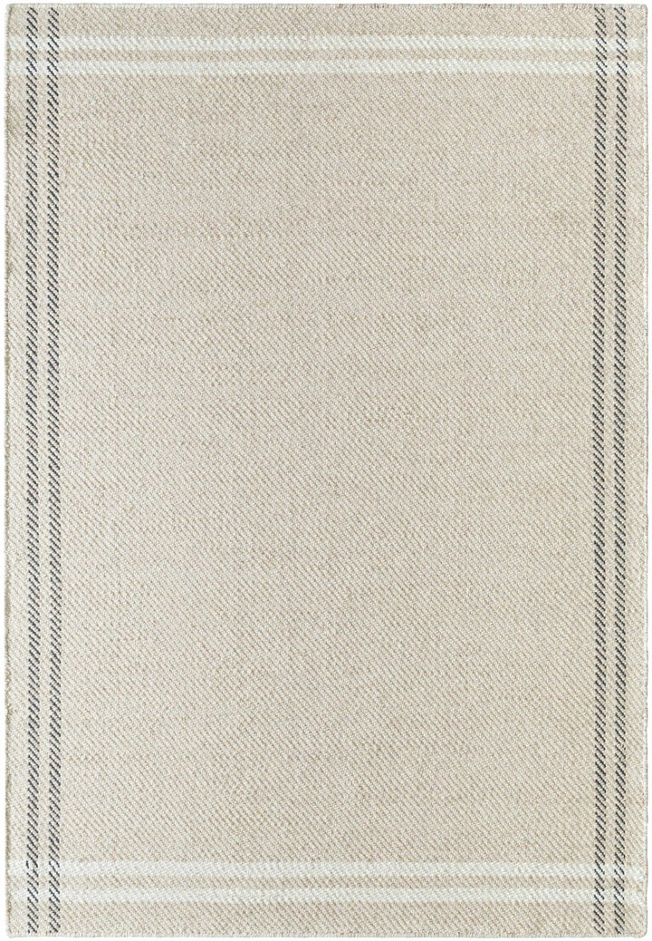 Nimue Modern Style Beige Hand Woven Wool Area Rug - The Rug Decor