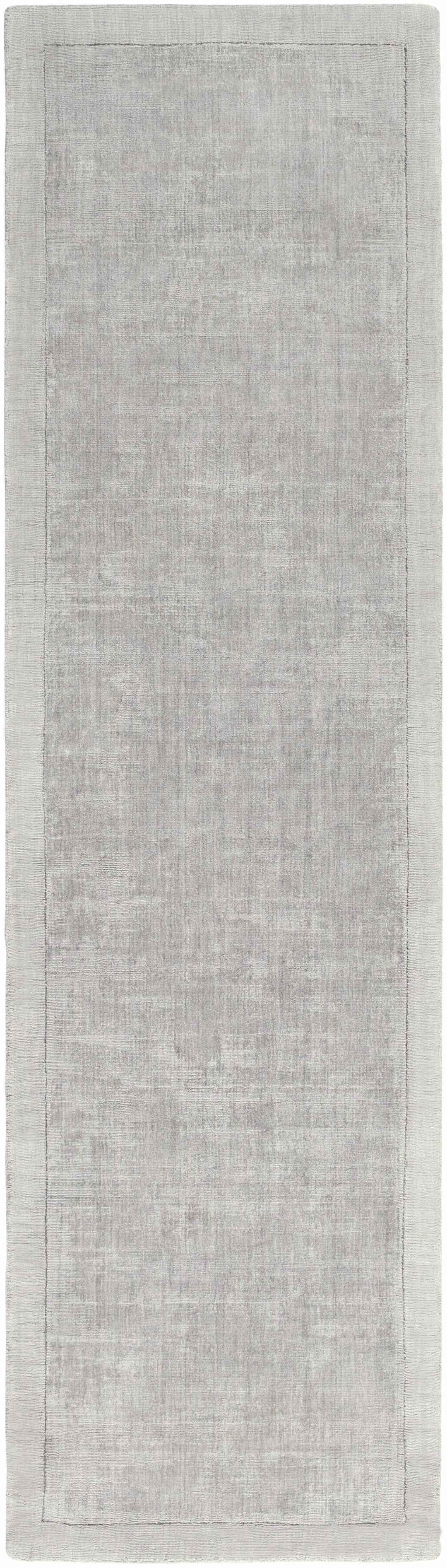 Niota Gray Modern Solid Design Hand Loomed Area Rug