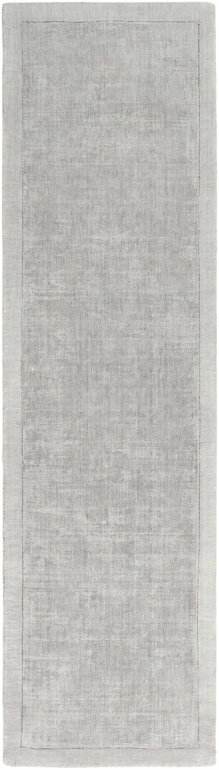 Niota Gray Modern Solid Design Hand Loomed Area Rug