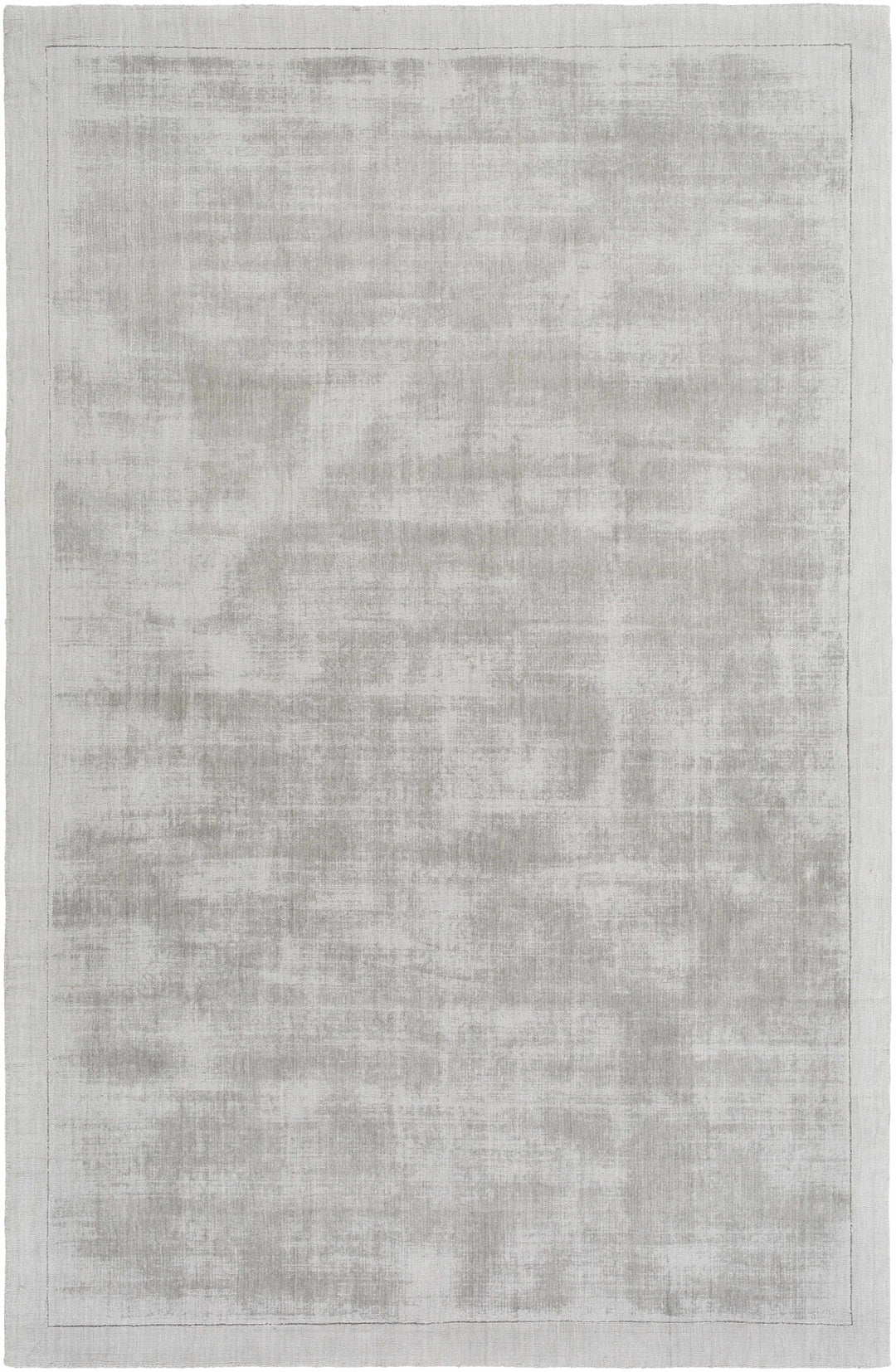 Niota Gray Modern Solid Design Hand Loomed Area Rug