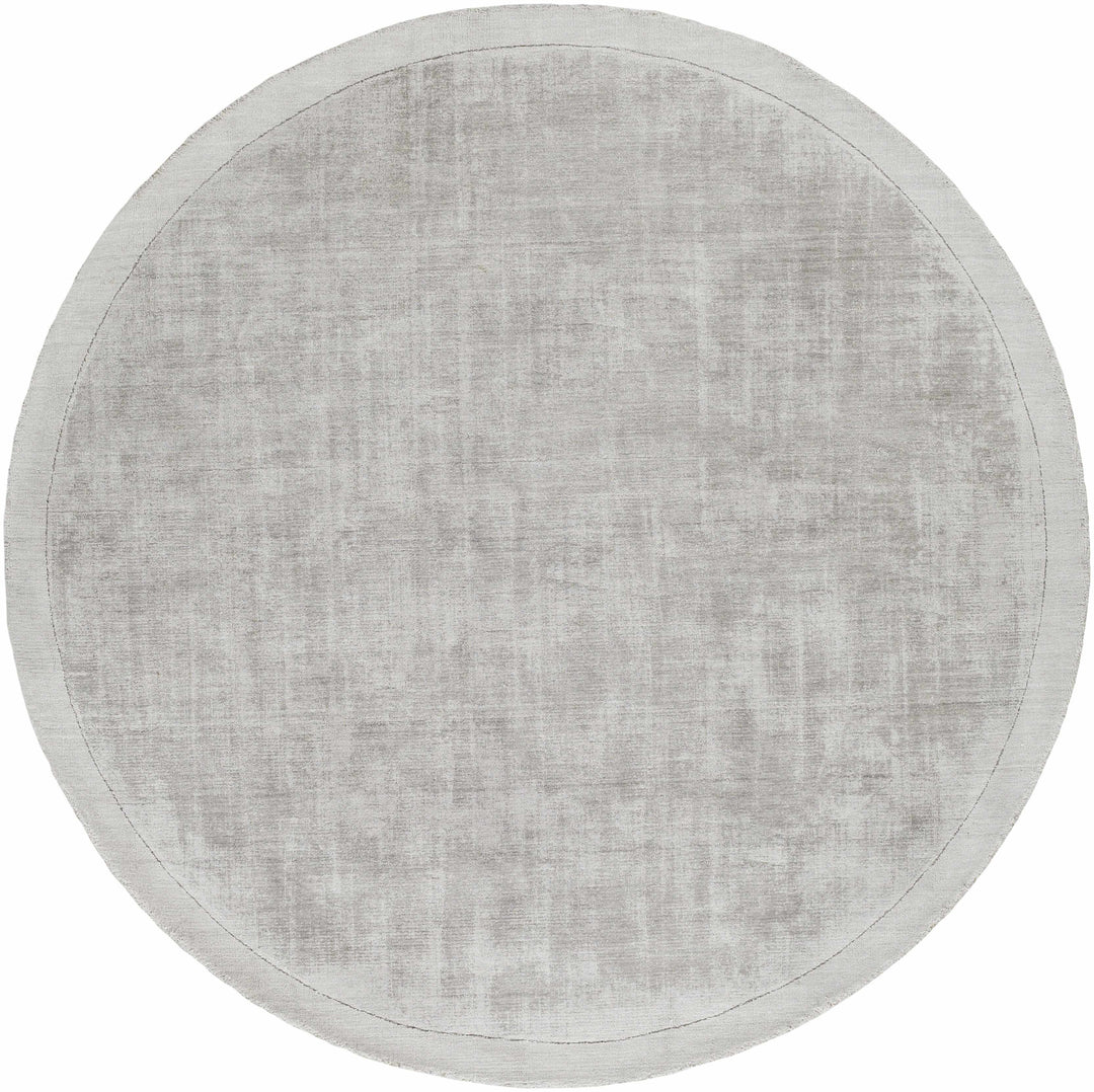 Niota Gray Modern Solid Design Hand Loomed Area Rug