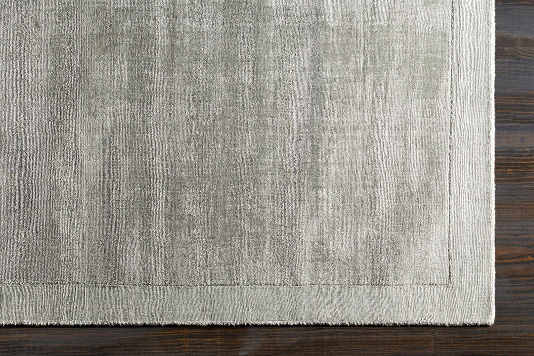 Niota Gray Modern Solid Design Hand Loomed Area Rug
