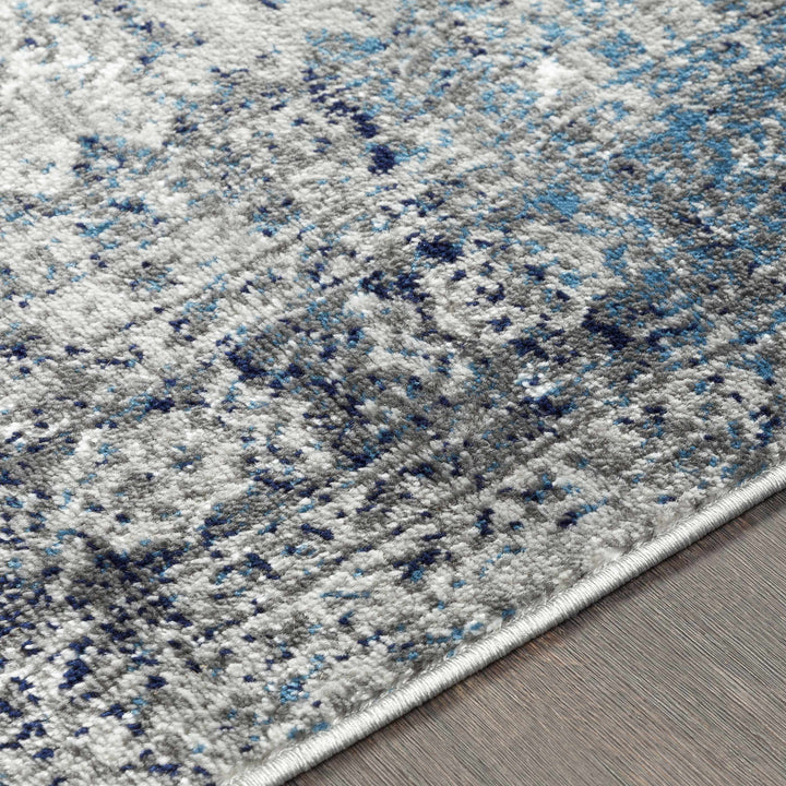 Nisula Traditional Style Blue And Gray Area Rug