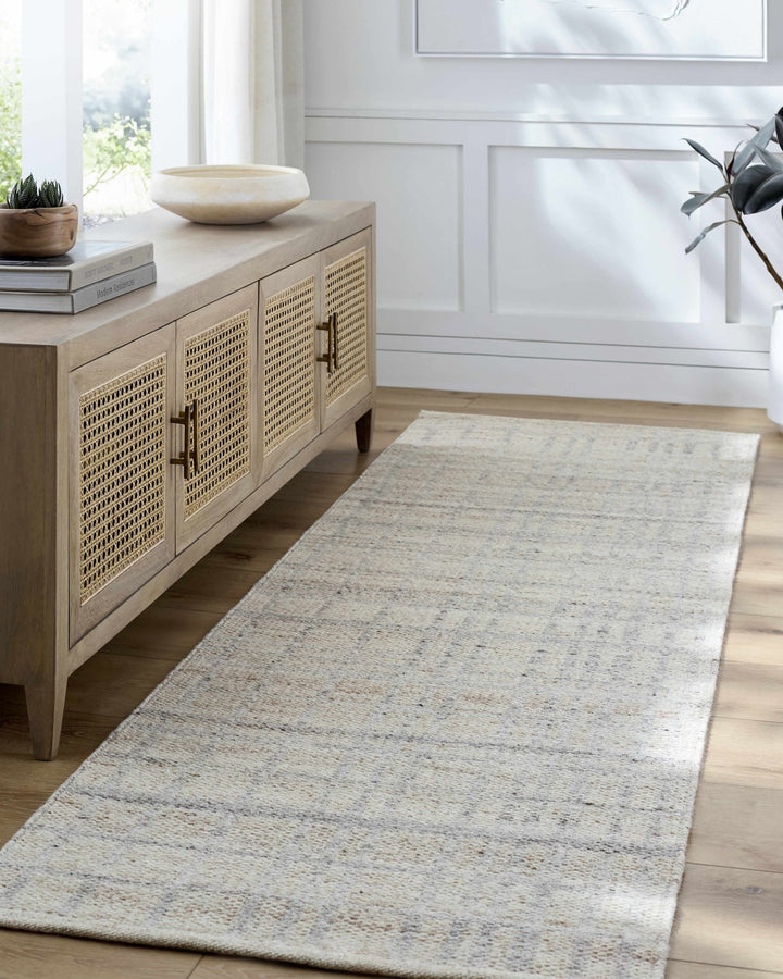 Nissa Contemporary Abstract Gray And Ivory Rug - The Rug Decor