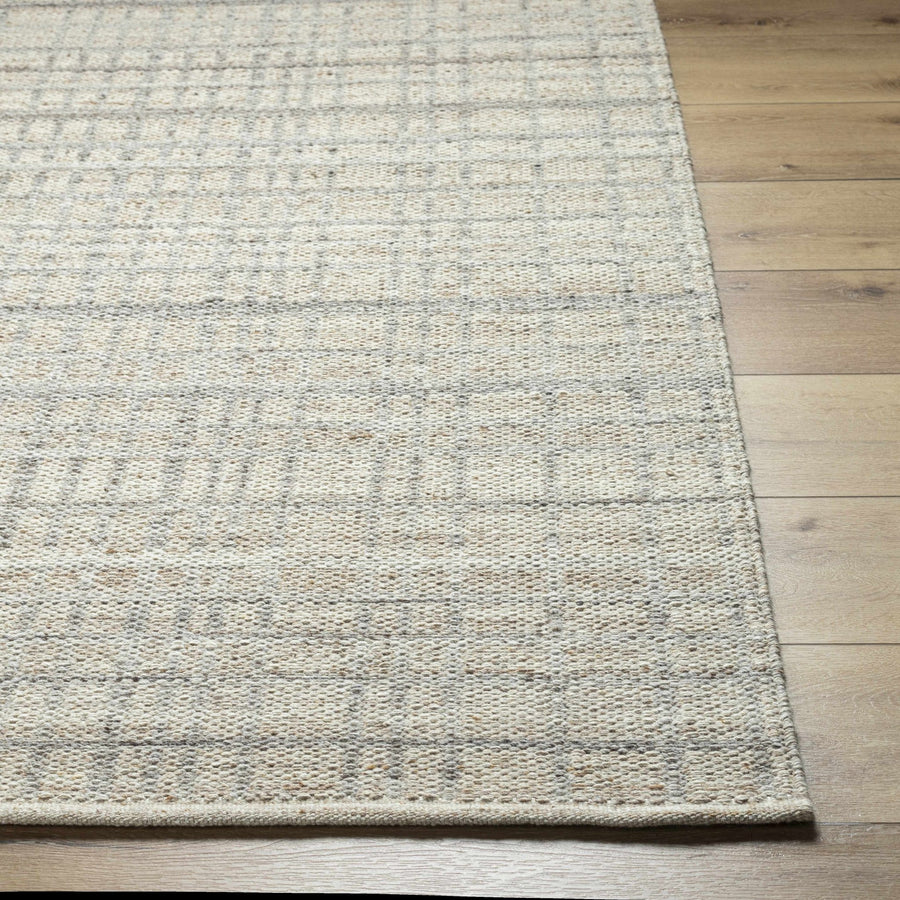 Nissa Contemporary Abstract Gray And Ivory Rug - The Rug Decor