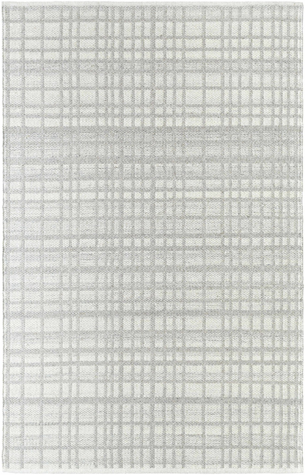 Nissa Light Gray Modern Style Hand Woven Wool Area Rug - The Rug Decor