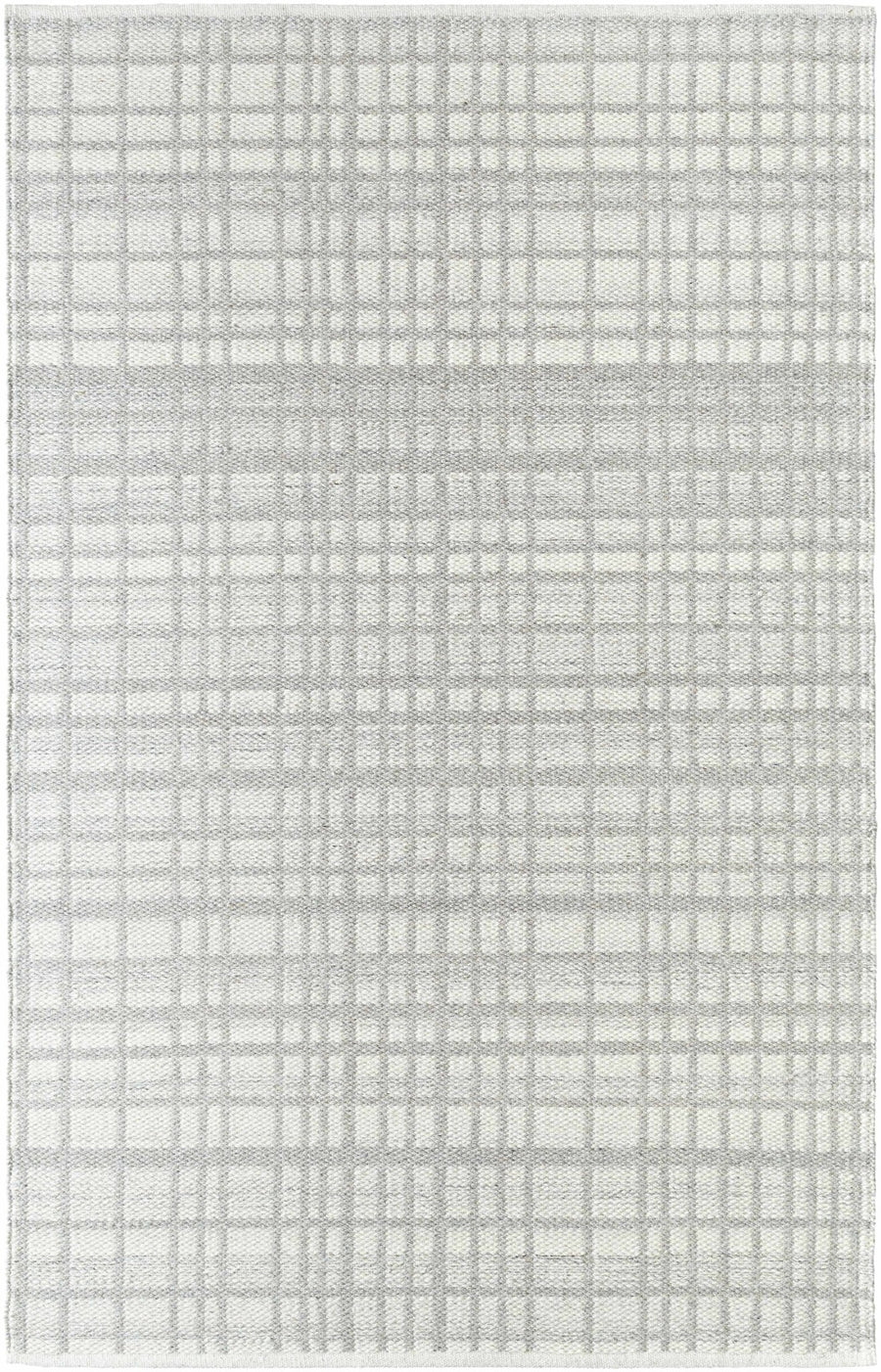 Nissa Light Gray Modern Style Hand Woven Wool Area Rug - The Rug Decor