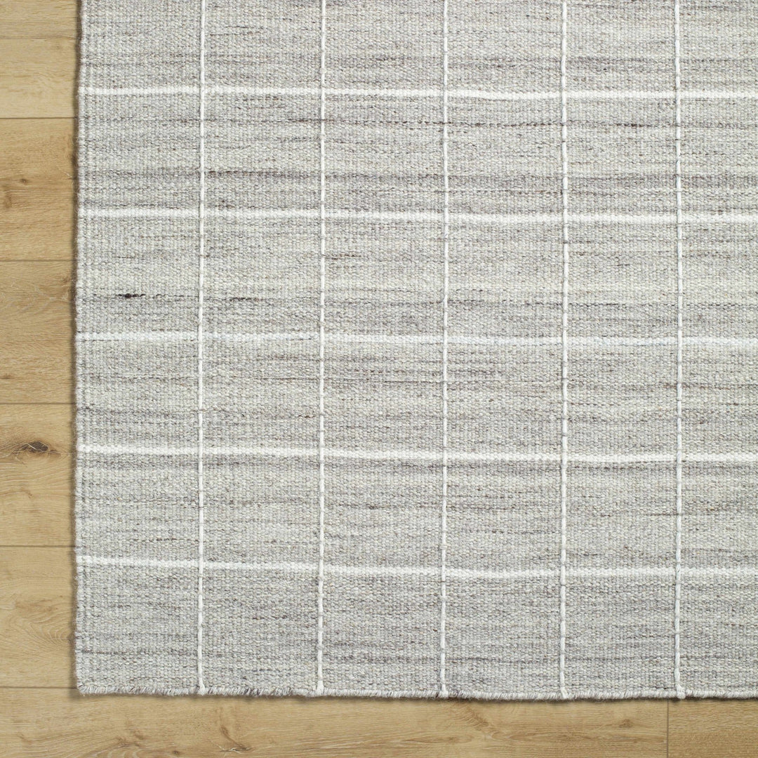 Nissa Modern Geometrical Gary And White Rug - The Rug Decor