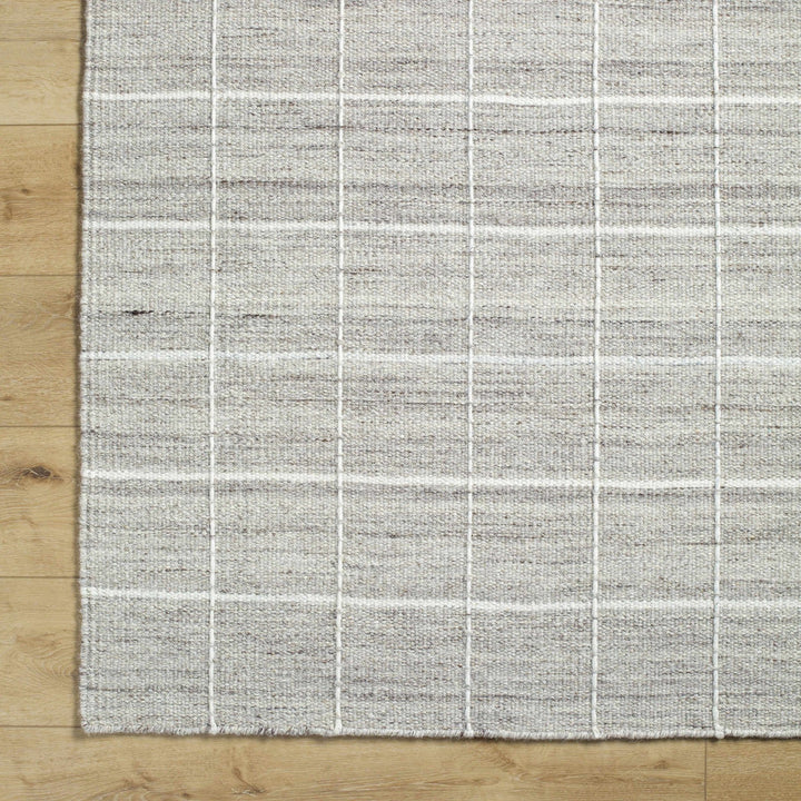 Nissa Modern Geometrical Gary And White Rug - The Rug Decor