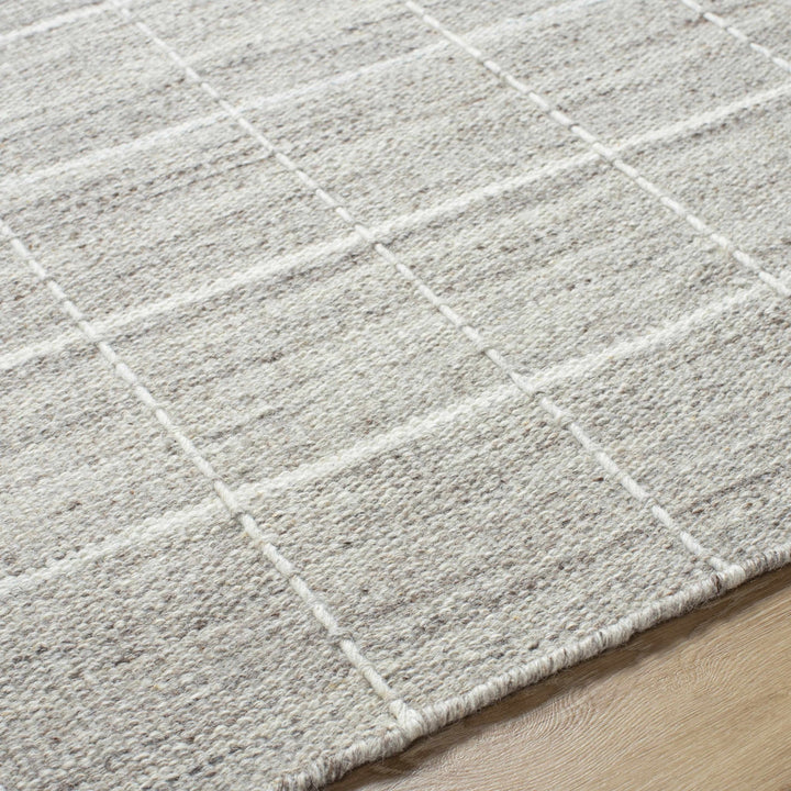 Nissa Modern Geometrical Gary And White Rug - The Rug Decor