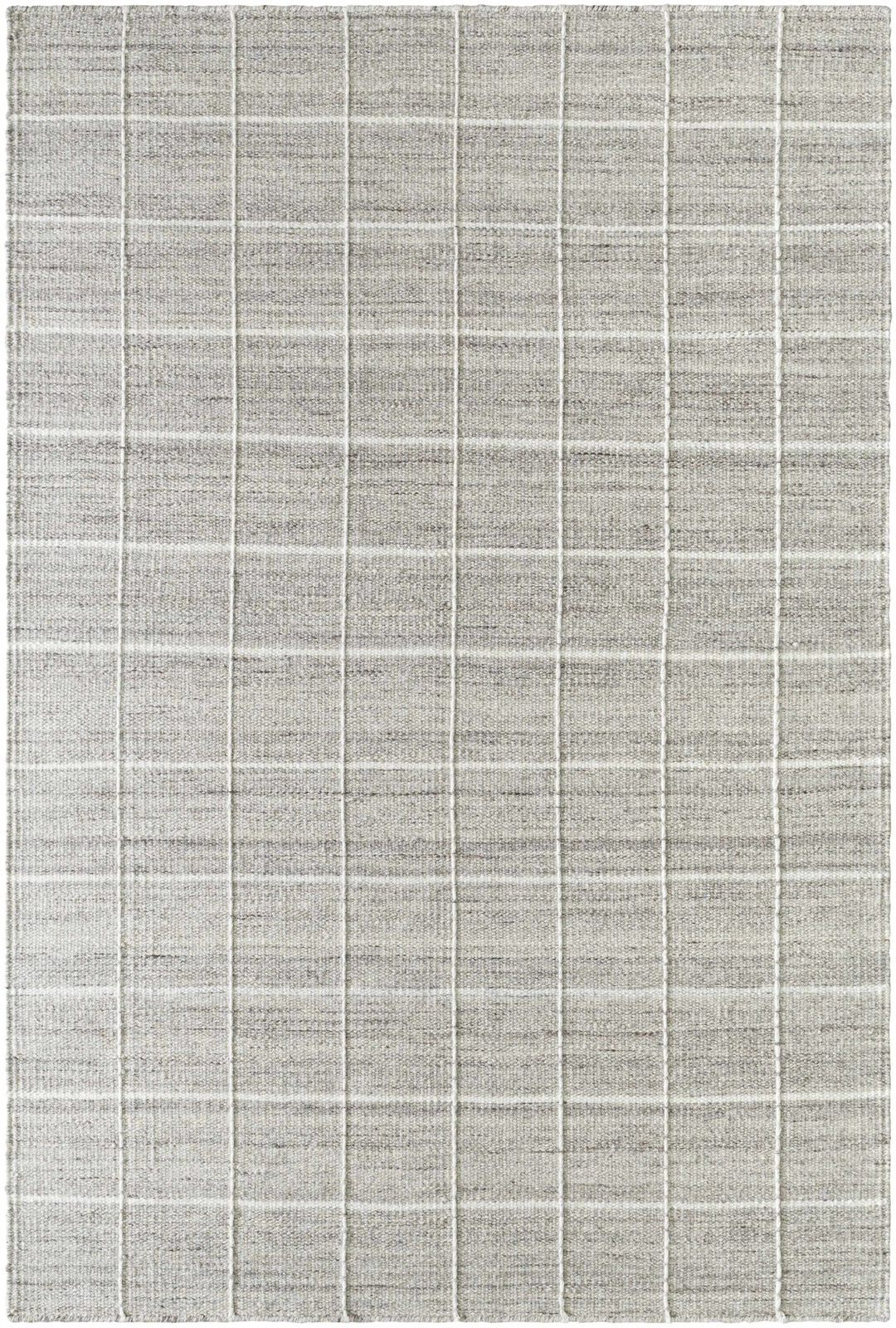 Nissa Modern Geometrical Gary And White Rug - The Rug Decor