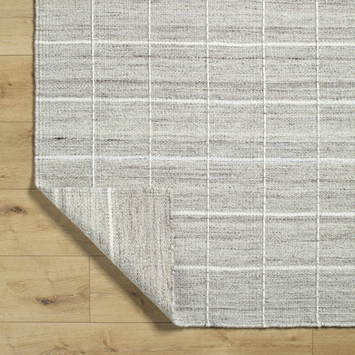 Nissa Modern Geometrical Gary And White Rug - The Rug Decor