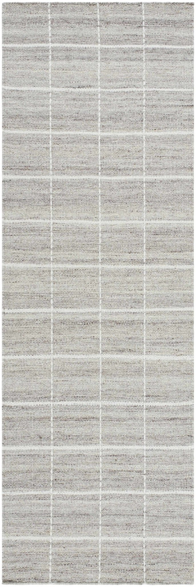 Nissa Modern Geometrical Gary And White Rug - The Rug Decor