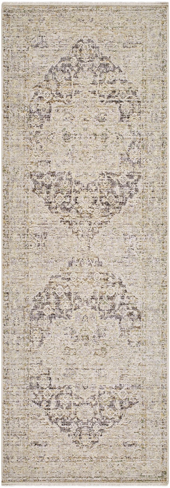 Njeri Traditional Style Beige & Taupe Rug - The Rug Decor