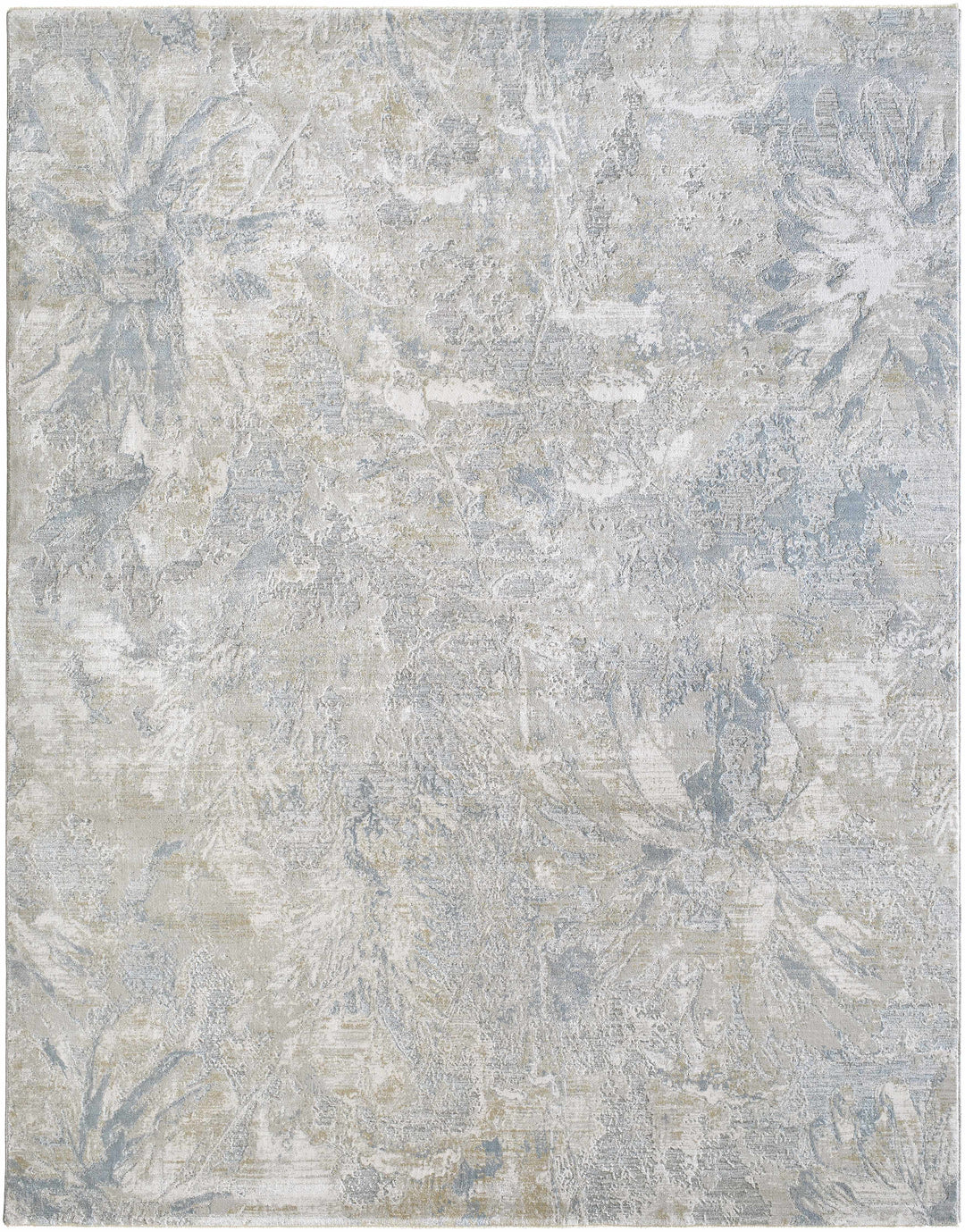 Nurit Modern Abstract Design Beige And Gray Area Rug