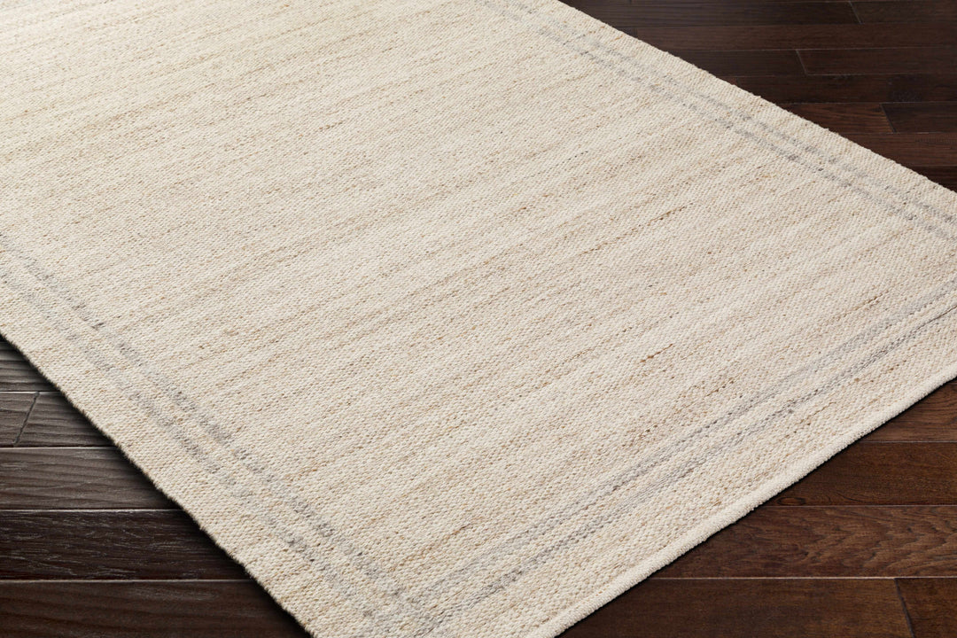 Nimue Beige Modern Style Hand Woven Wool Area Rug