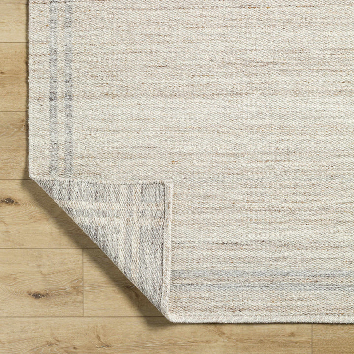 Nimue Beige Modern Style Hand Woven Wool Area Rug