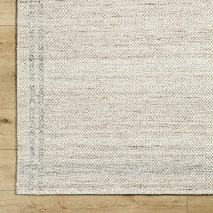 Nimue Beige Modern Style Hand Woven Wool Area Rug