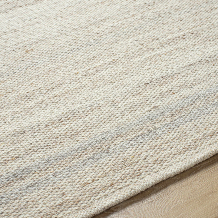 Nimue Beige Modern Style Hand Woven Wool Area Rug