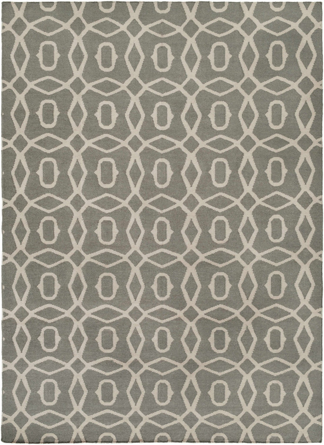Norden Modern Gray And Beige Hand Woven Wool Area Rug - The Rug Decor