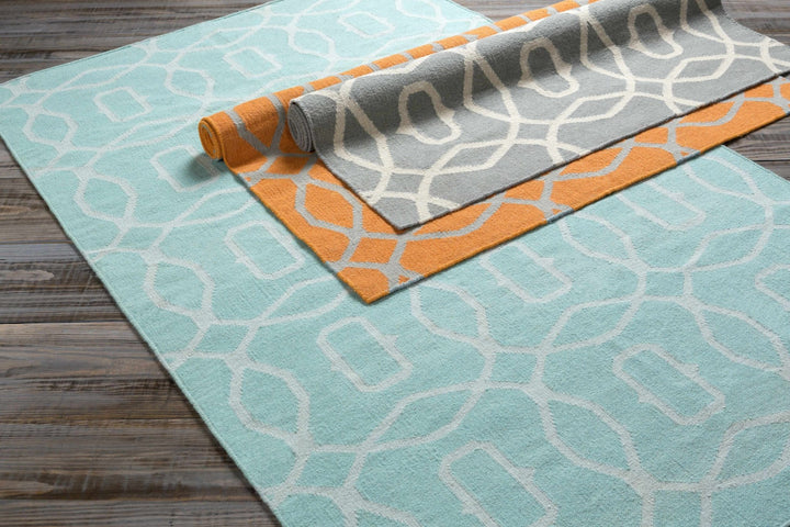 Norden Modern Gray And Beige Hand Woven Wool Area Rug - The Rug Decor