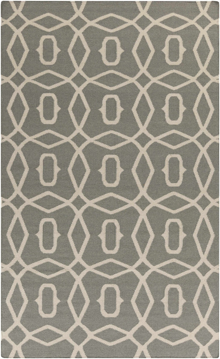Norden Modern Gray And Beige Hand Woven Wool Area Rug - The Rug Decor