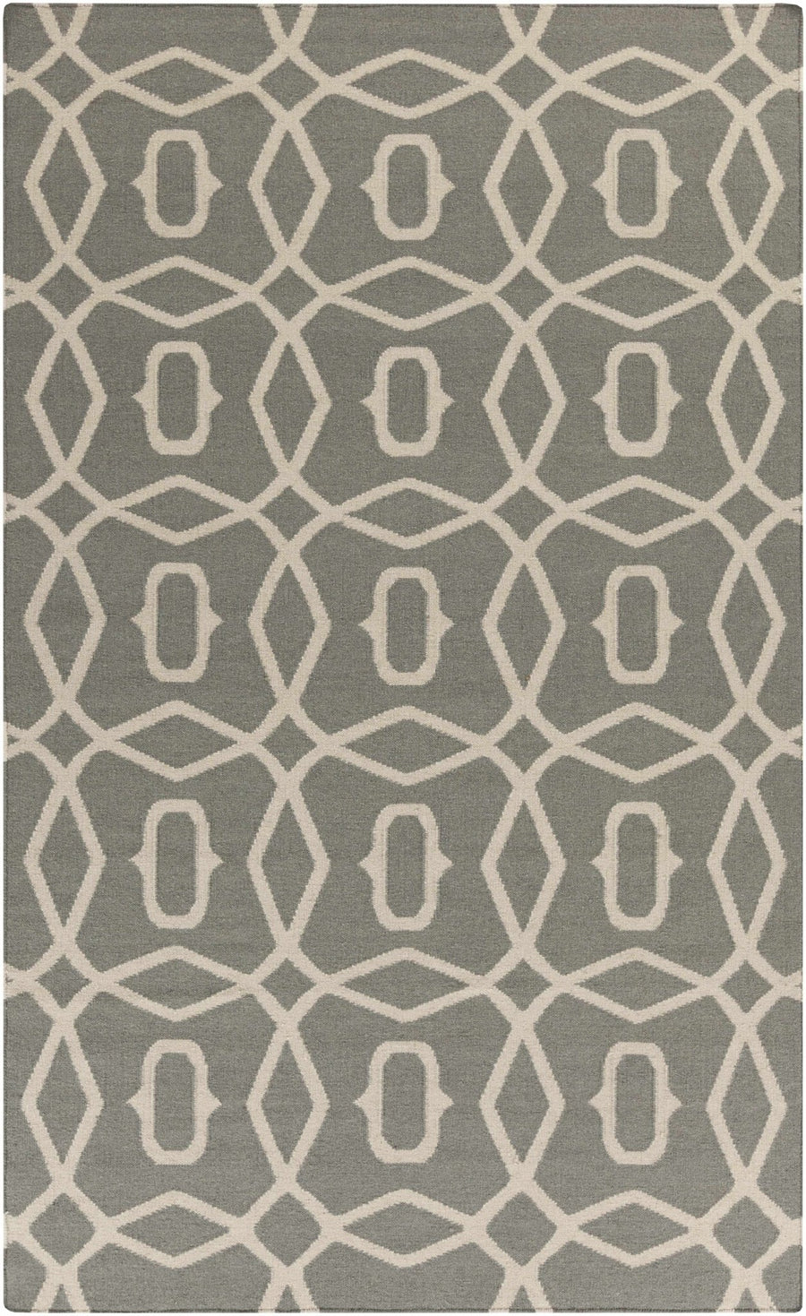 Norden Modern Gray And Beige Hand Woven Wool Area Rug - The Rug Decor