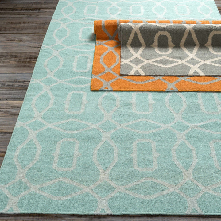 Norden Modern Gray And Beige Hand Woven Wool Area Rug - The Rug Decor