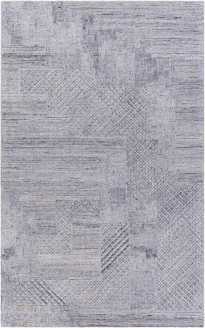 Northford Gray Modern Geometrical Design Hand Tufted Area Rug - The Rug Decor