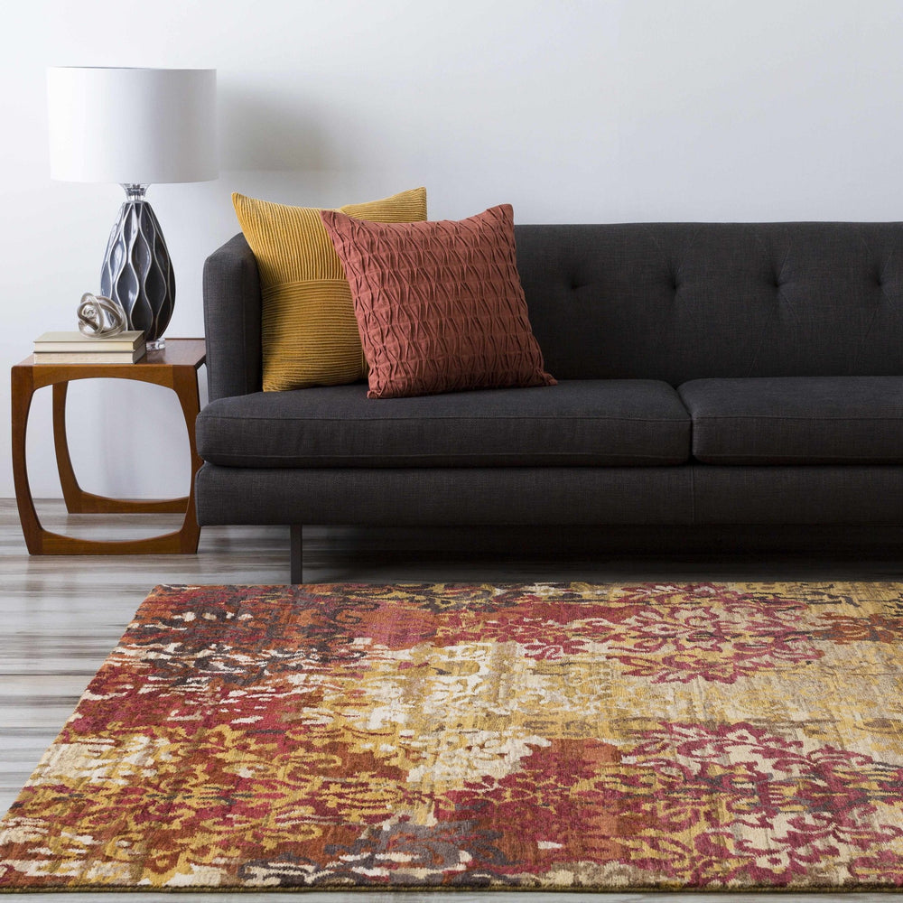 Northrop Contemporary Style Brown Hand Knotted Wool Area Rug - The Rug Decor