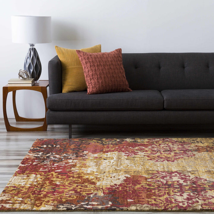 Northrop Contemporary Style Brown Hand Knotted Wool Area Rug - The Rug Decor