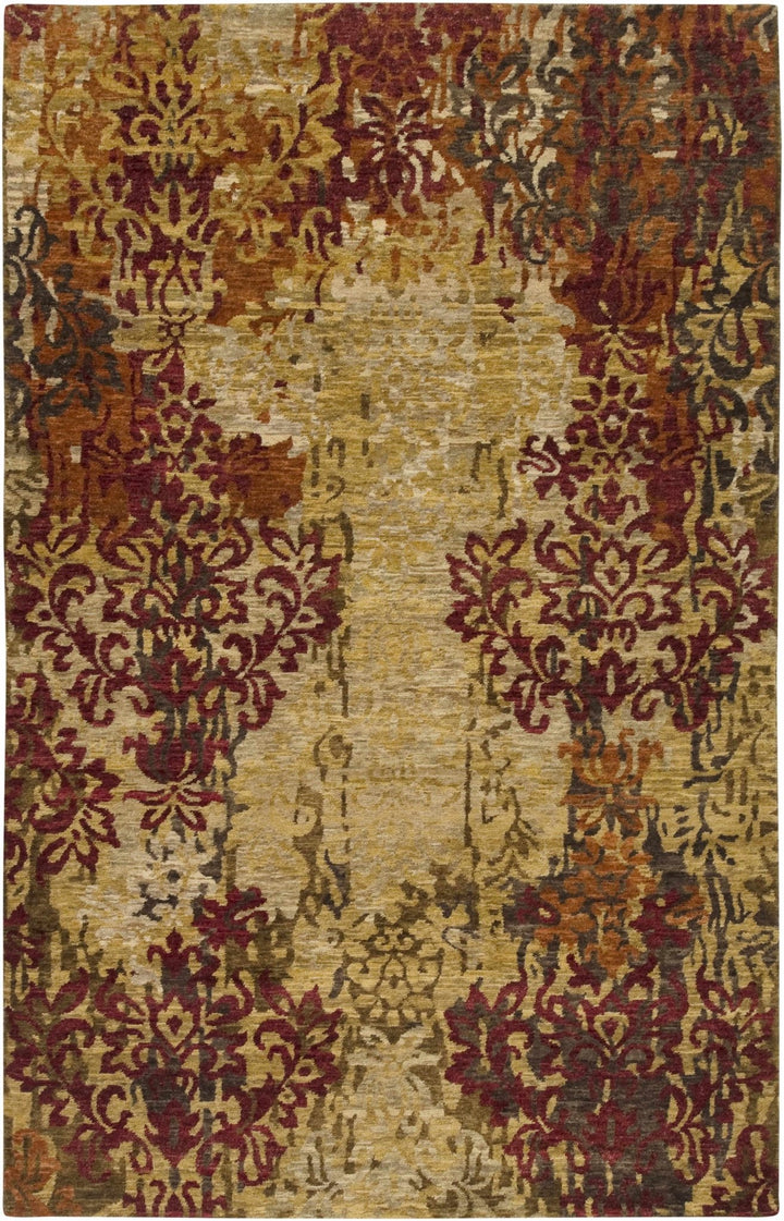 Northrop Contemporary Style Brown Hand Knotted Wool Area Rug - The Rug Decor
