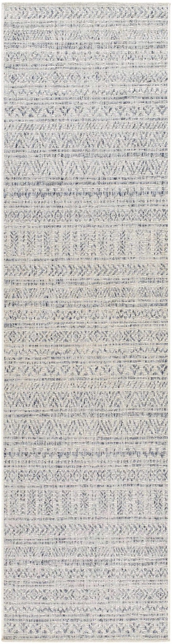 Novato Modern Tribal Design Blue And Gray Outdoor Rug - The Rug Decor