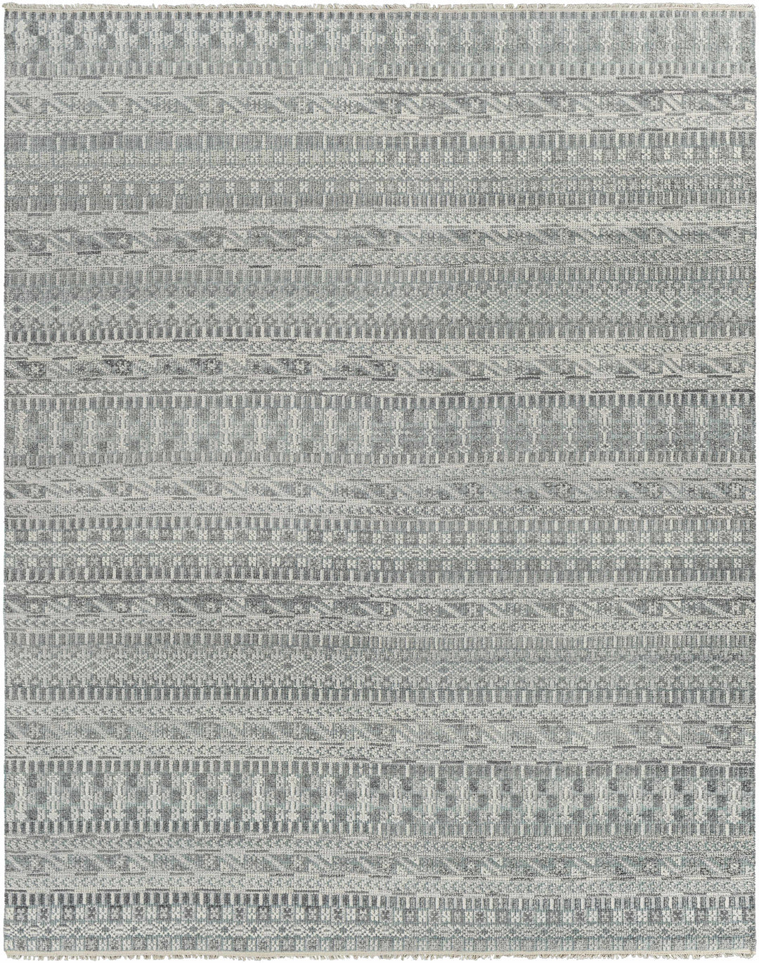 Normanhurst Modern Style Gray Hand Knotted Area Rug