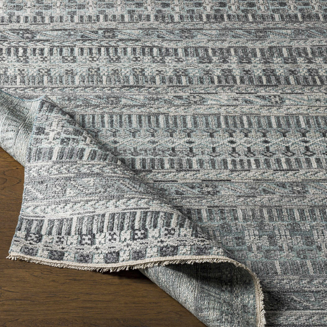 Normanhurst Modern Style Gray Hand Knotted Area Rug