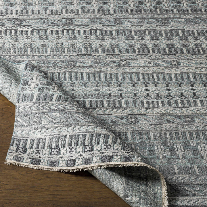 Normanhurst Modern Style Gray Hand Knotted Area Rug