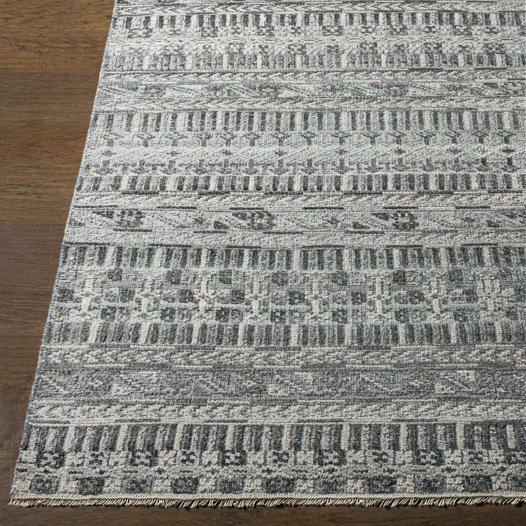 Normanhurst Modern Style Gray Hand Knotted Area Rug