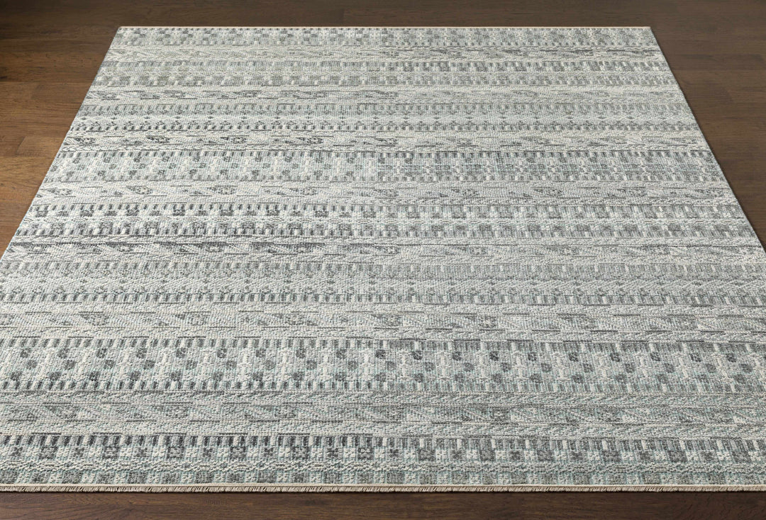 Normanhurst Modern Style Gray Hand Knotted Area Rug