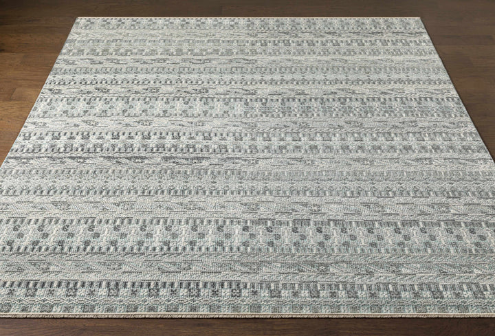 Normanhurst Modern Style Gray Hand Knotted Area Rug