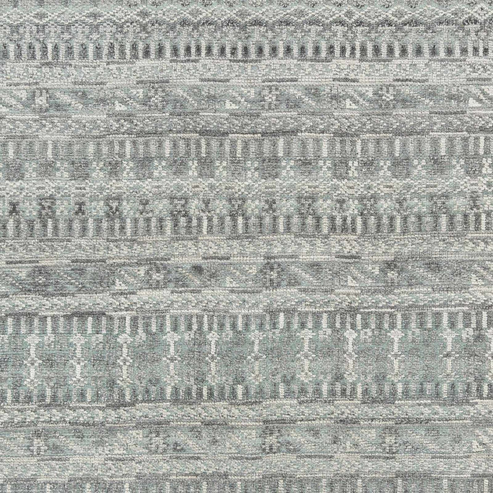 Normanhurst Modern Style Gray Hand Knotted Area Rug