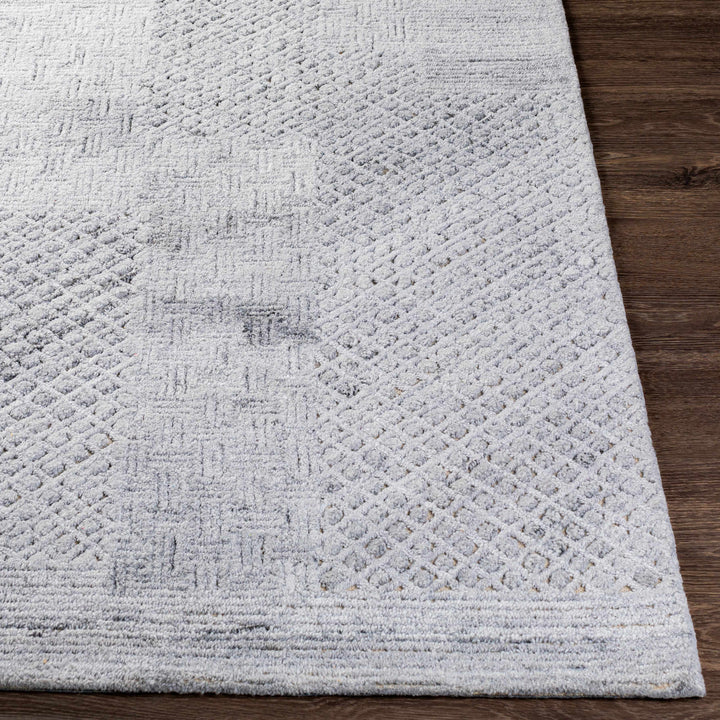 Northford Gray Modern Geometrical Design Hand Tufted Area Rug