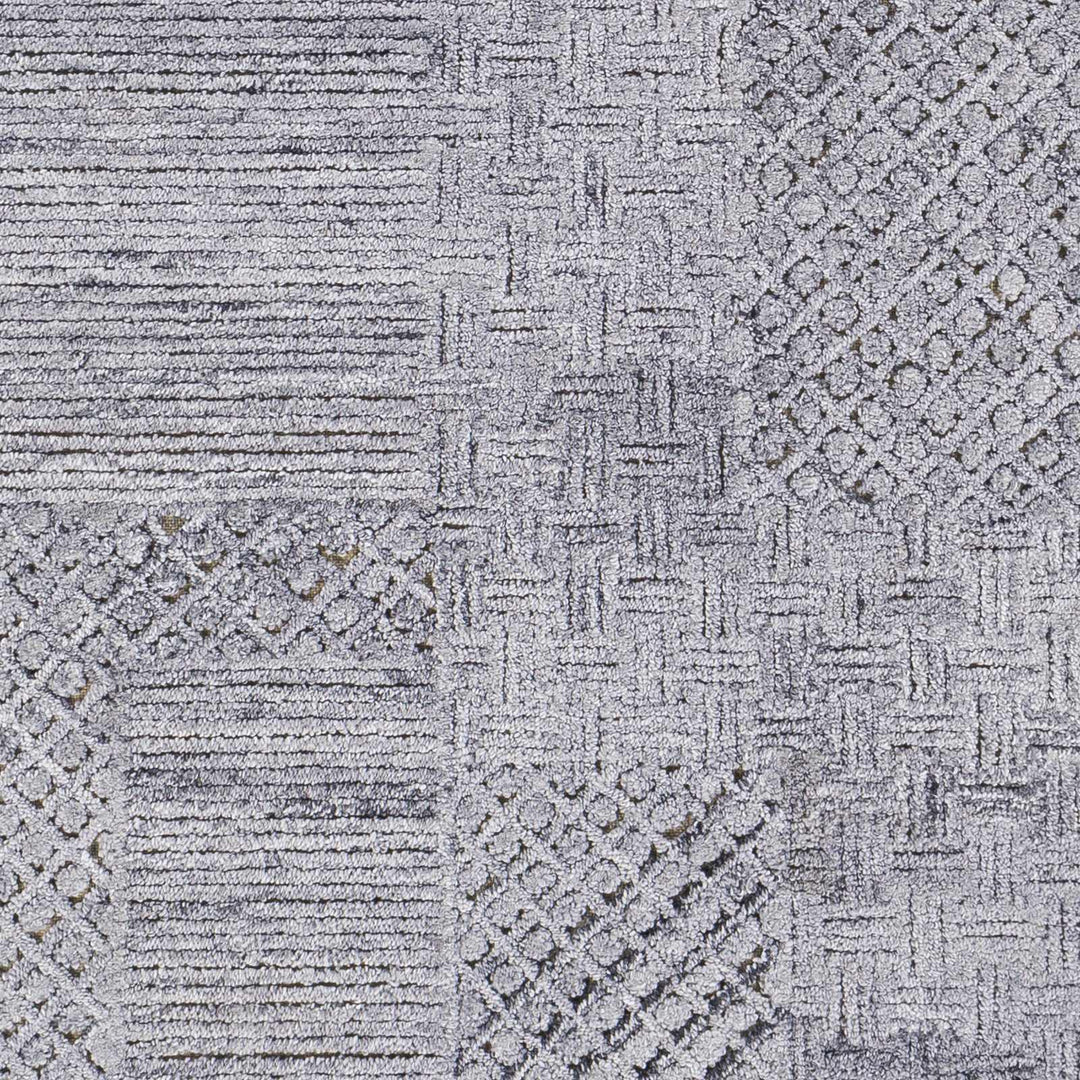 Northford Gray Modern Geometrical Design Hand Tufted Area Rug