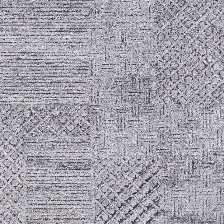 Northford Gray Modern Geometrical Design Hand Tufted Area Rug