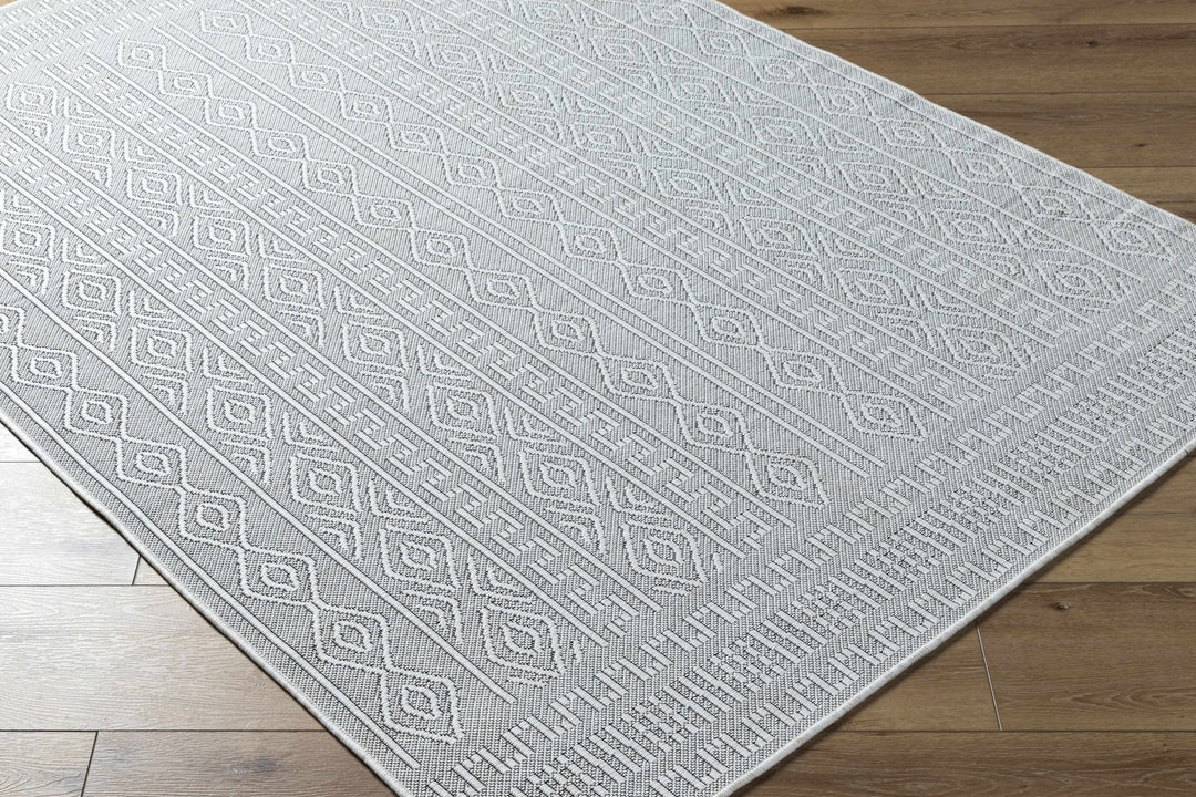 Nuela Light Gray Bohemian Style Rug - The Rug Decor