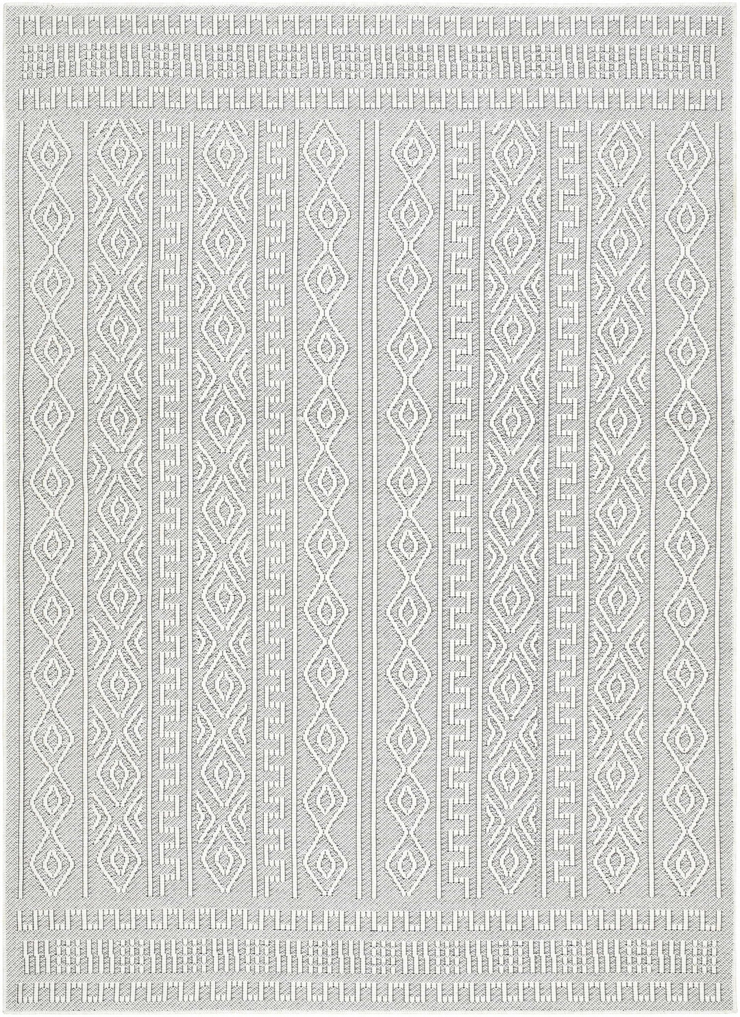 Nuela Light Gray Bohemian Style Rug - The Rug Decor