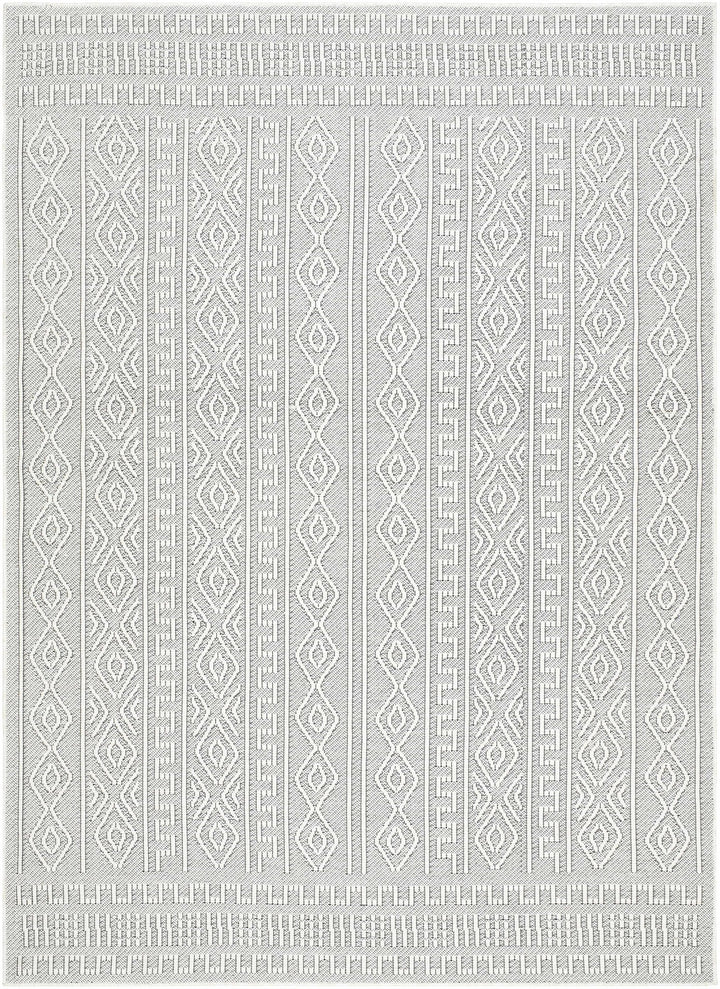 Nuela Light Gray Bohemian Style Rug - The Rug Decor