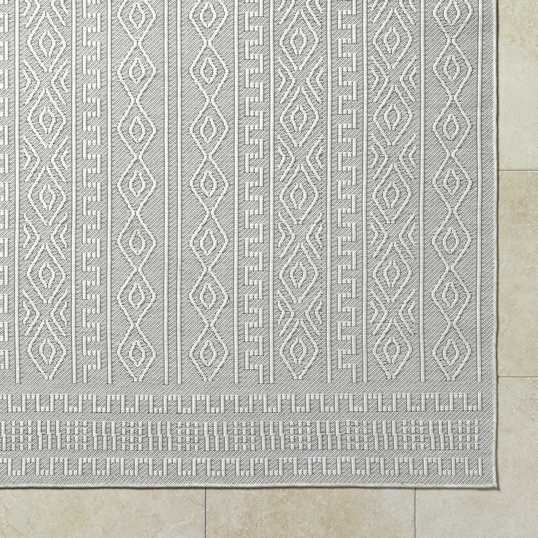 Nuela Light Gray Bohemian Style Rug - The Rug Decor