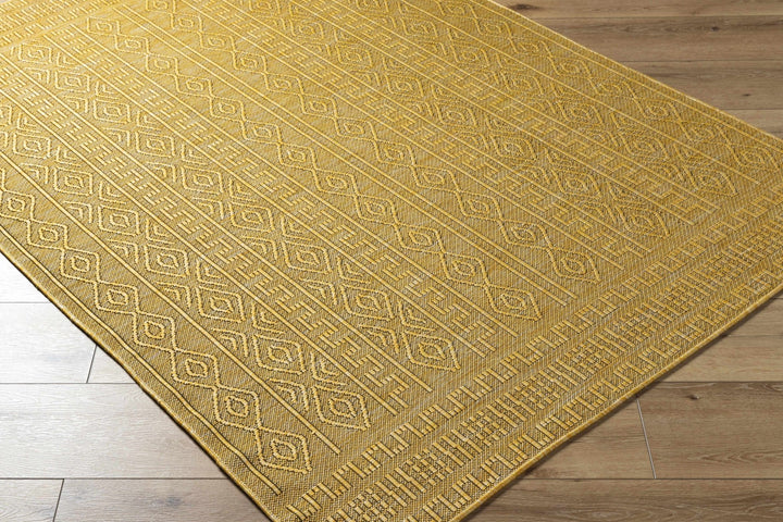 Nuela Mustard Bohemian Style Rug - The Rug Decor